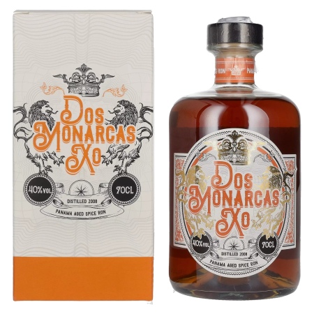 🌾Dos Monarcas XO Panama Aged Spice 40% Vol. 0,7l in Geschenkbox | Spirits Village