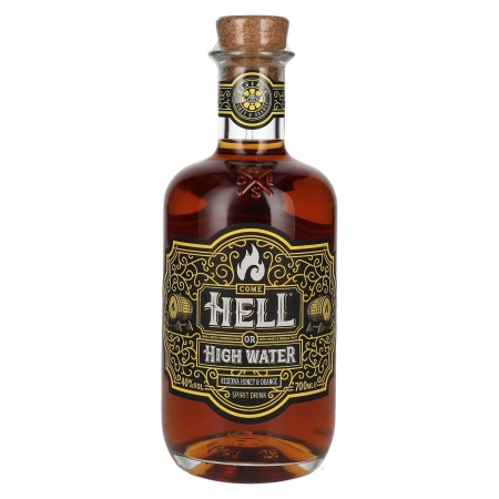 🌾Hell or High Water RESERVA Honey & Orange Spirit Drink 40% Vol. 0,7l | Spirits Village