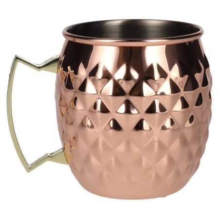 🌾APS Moscow Mule Becher Edelstahl Kupfer-Look glänzend 0,5l | Spirits Village