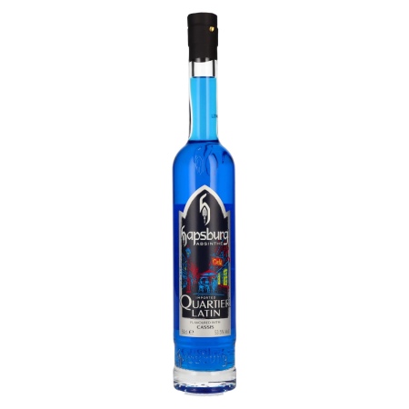 🌾Hapsburg Absinthe QUARTIER LATIN Flavoured with CASSIS 53,5% Vol. 0,5l | Spirits Village