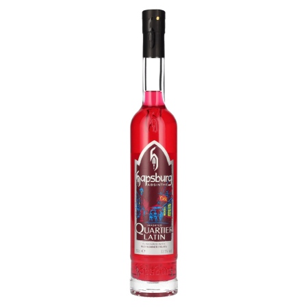 🌾Hapsburg Absinthe QUARTIER LATIN Flavoured with Red Summer Fruits 53,5% Vol. 0,5l | Spirits Village