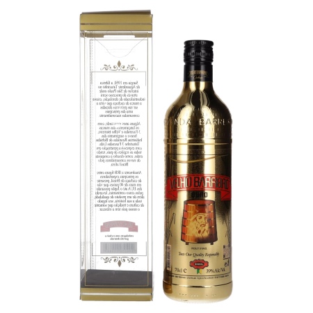 🌾Velho Barreiro OURO Cachaça 39% Vol. 0,7l in Geschenkbox | Spirits Village