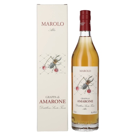 🌾Marolo Alba Grappa di AMARONE 45% Vol. 0,7l in Geschenkbox | Spirits Village