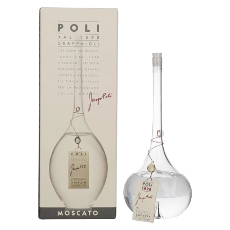 🌾Poli Grappa Amorosa di Settembre Vespaiolo 40% Vol. 0,5l in Geschenkbox | Spirits Village