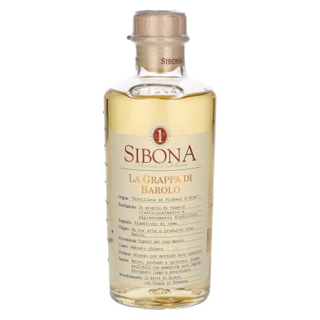 🌾Sibona La Grappa di BAROLO 40% Vol. 0,5l | Spirits Village