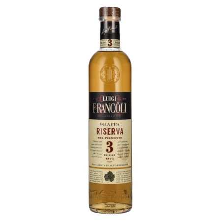 🌾Luigi Francoli 3 Anni RISERVA Grappa del Piemonte 41,5% Vol. 0,7l | Spirits Village