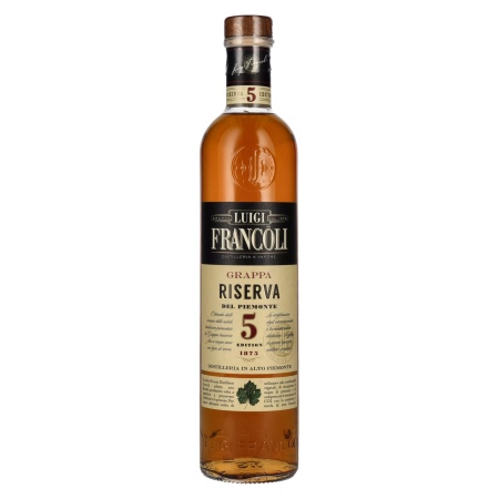 🌾Luigi Francoli Grappa del Piemonte Riserva 5 Anni 41,5% Vol. 0,7l | Spirits Village