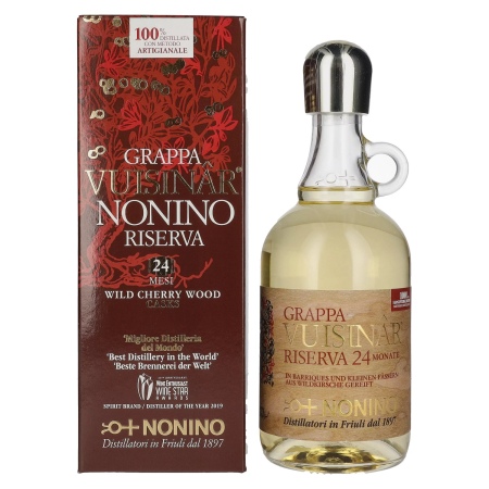 🌾Nonino Grappa Vuisinâr Riserva 24 Mesi 41% Vol. 0,7l in Geschenkbox | Spirits Village