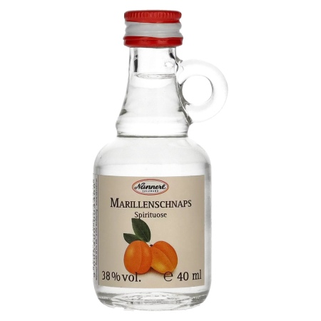 🌾Nannerl MARILLENSCHNAPS 38% Vol. 0,04l im Henkel-Fläschchen | Spirits Village