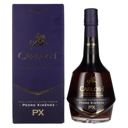 Carlos I Solera Gran Reserva PEDRO XIMÉNEZ Brandy de Jerez 40,3% Vol. 0,7l in Geschenkbox