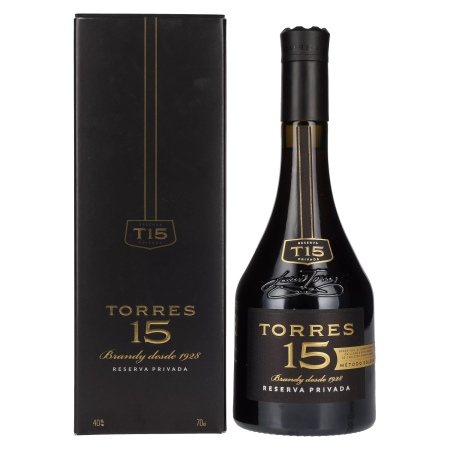 🌾Torres 15 RESERVA PRIVADA Brandy 40% Vol. 0,7l in Geschenkbox | Spirits Village