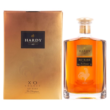 🌾Hardy XO RARE Fine Champagne Cognac 40% Vol. 0,7l in Geschenkbox | Spirits Village