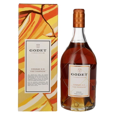 🌾Godet Cognac X.O Fine Champagne 40% Vol. 0,7l in Geschenkbox | Spirits Village