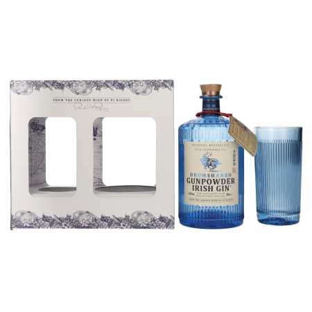 🌾Drumshanbo Gunpowder Irish Gin 43% Vol. 0,7l in Geschenkbox mit Glas | Spirits Village