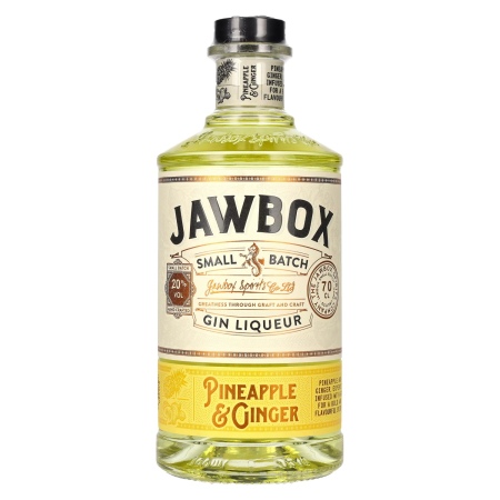 🌾Jawbox PINEAPPLE & GINGER Small Batch Gin Liqueur 20% Vol. 0,7l | Spirits Village