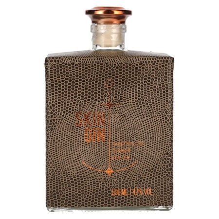 🌾Skin Gin Handcrafted German Dry Gin Reptile Brown Skin 42% Vol. 0,5l | Spirits Village