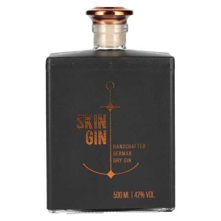 🌾Skin Gin Handcrafted German Dry Gin Edition Anthrazit 42% Vol. 0,5l | Spirits Village