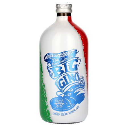 🌾Big Gino Italian Dry Gin The Extra Quality Gin Limited Edition SUMMER 2021 40% Vol. 1l | Spirits Village