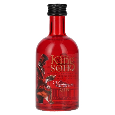 🌾The King of Soho Variorum Gin Strawberry Edition 37,5% Vol. 0,05l | Spirits Village