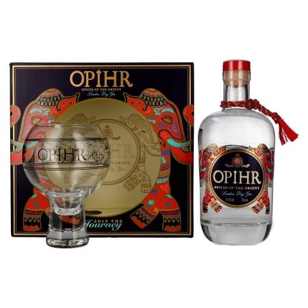 🌾Opihr ORIENTAL SPICED London Dry Gin 42,5% Vol. 0,7l in Geschenkbox mit Globe-Glas | Spirits Village