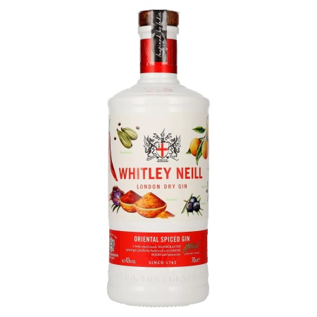 🌾Whitley Neill London Dry ORIENTAL SPICED Gin 43% Vol. 0,7l | Spirits Village