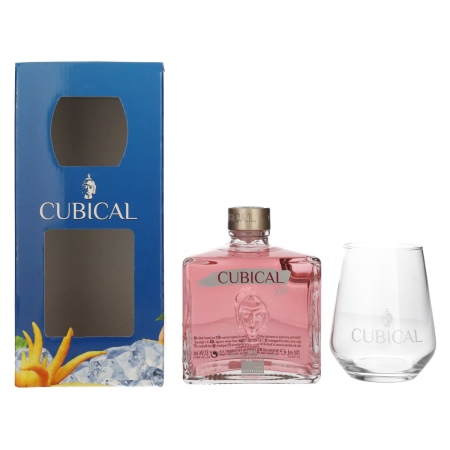 🌾Cubical KISS Special Distilled Gin 37,5% Vol. 0,7l in Geschenkbox mit Glas | Spirits Village