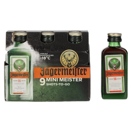 🌾Jägermeister 9-JägerPack 35% Vol. 9x0,02l | Spirits Village