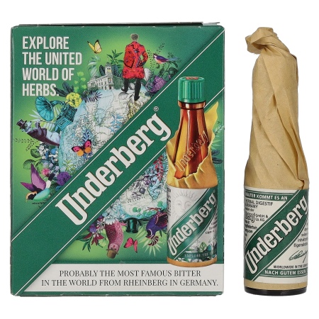 🌾Underberg Natural Herbal Digestif 44% Vol. 3x0,02l | Spirits Village