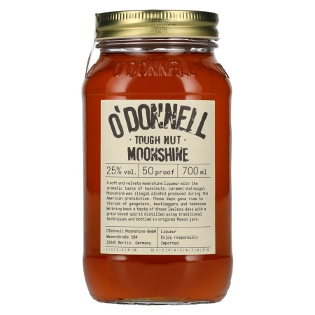 🌾O'Donnell Moonshine TOUGH NUT Liqueur 25% Vol. 0,7l | Spirits Village