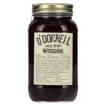 🌾O'Donnell Moonshine WILD BERRY Liqueur 25% Vol. 0,7l | Spirits Village