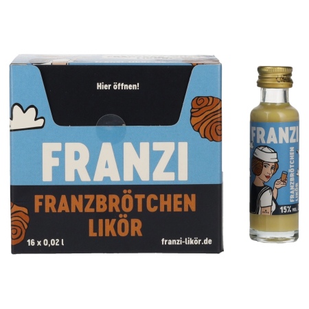 🌾Franzi Franzbrötchen Likör 15% Vol. 16x0,02l | Spirits Village