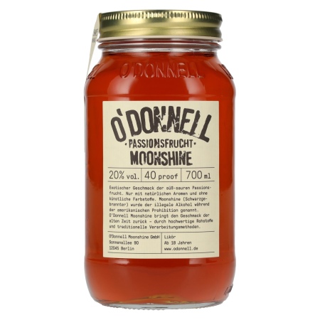 🌾O'Donnell Moonshine PASSIONSFRUCHT Likör 20% Vol. 0,7l | Spirits Village