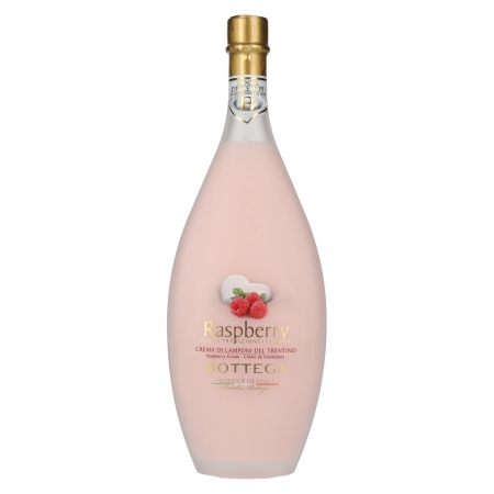 🌾Bottega RASPBERRY Crema di Lamponie Panna 15% Vol. 0,5l | Spirits Village