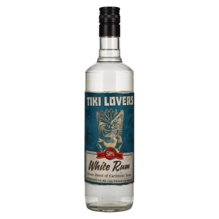 🌾Tiki Lovers White Rum Finest Caribbean Rum 50% Vol. 0,7l | Spirits Village