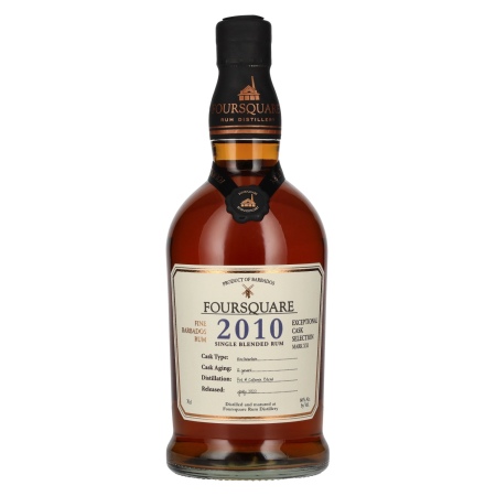 🌾Foursquare 12 Years Old Single Blended Rum Cask Strength 2010 60% Vol. 0,7l | Spirits Village