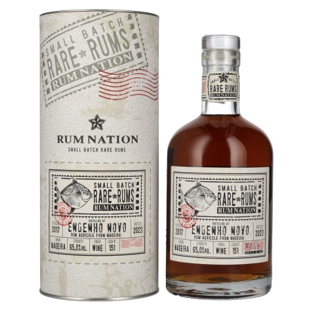 🌾Rum Nation Rare Rum ENGENHO NOVO 2017/2023 65% Vol. 0,7l in Geschenkbox | Spirits Village