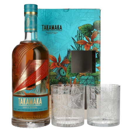 🌾Takamaka ZEPIS KREOL Rum Limited Edition 43% Vol. 0,7l in Geschenkbox mit 2 Gläser | Spirits Village