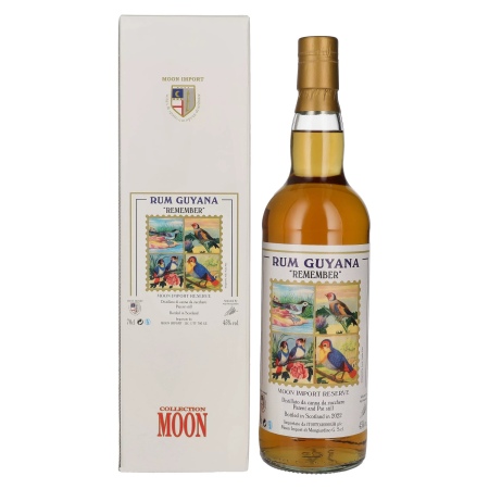 🌾Moon Import Reserve REMEMBER Rum Guyana Patent and Pot Still 2022 45% Vol. 0,7l in Geschenkbox | Spirits Village