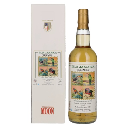 Moon Import Reserve REMEMBER Rum Jamaica Pot Still 2022 45% Vol. 0,7l in Geschenkbox