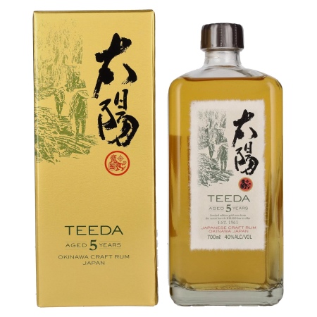 🌾Teeda 5 Years Old Japanese Craft Rum 40% Vol. 0,7l in Geschenkbox | Spirits Village