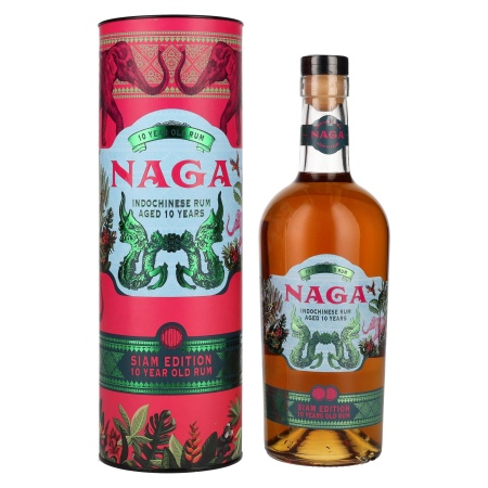 🌾Naga 10 Years Old Asian Rum SIAM EDITION 40% Vol. 0,7l in Geschenkbox | Spirits Village