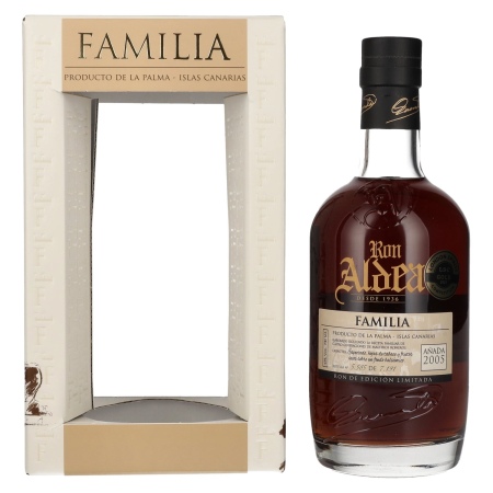 🌾Ron Aldea FAMILIA Edición Limitada Añada 2005 43% Vol. 0,7l in Geschenkbox | Spirits Village