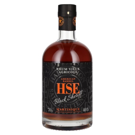 🌾HSE Rhum Vieux Agricole BLACK SHERIFF American Barrel 40% Vol. 0,7l | Spirits Village