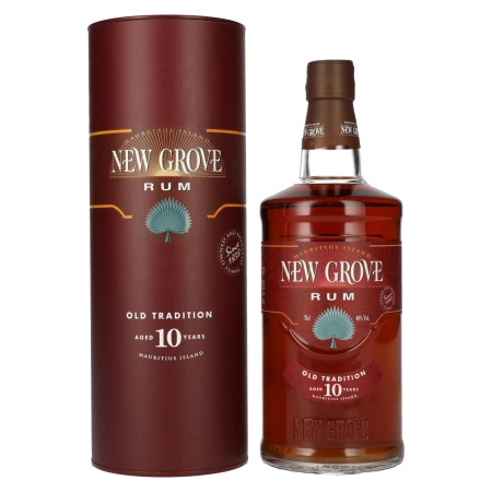 New Grove OLD TRADITION 10 Years Old Mauritius Island Rum 40% Vol. 0,7l in Geschenkbox