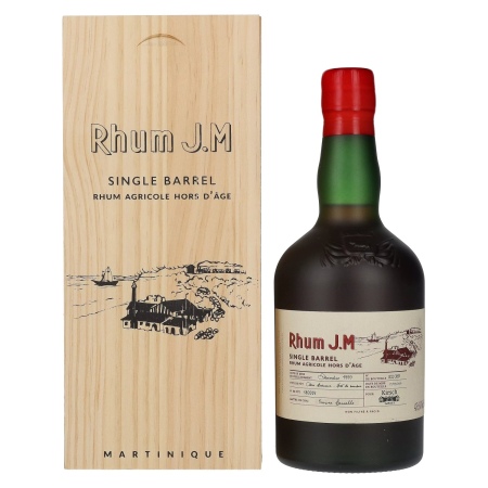 🌾Rhum J.M Single Barrel Agricole Hors D'Âge 1999 43,6% Vol. 0,5l in Holzkiste | Spirits Village