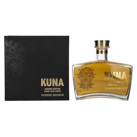 🌾Kuna Panama Aged Ron Habana Edition Cigar Cask Finish 42% Vol. 0,7l in Geschenkbox | Spirits Village