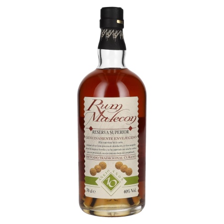 🌾Rum Malecon Añejo 10 Años Reserva Superior 40% Vol. 0,7l in Geschenkbox | Spirits Village