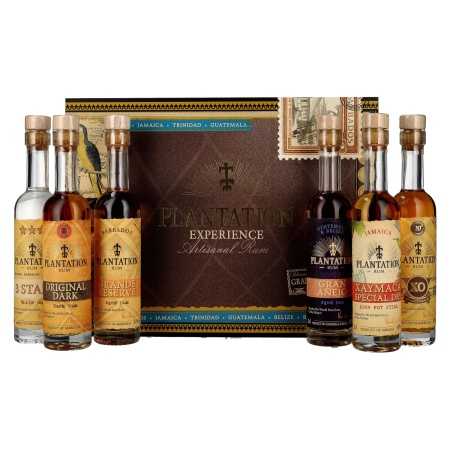 🌾Plantation EXPERIENCE BOX Artisanal Rum 41% Vol. 6x0,1l in Geschenkbox | Spirits Village