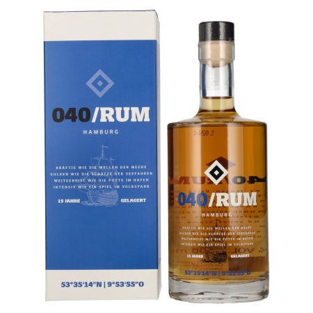 🌾HSV 040 Hamburg Rum 40% Vol. 0,5l in Geschenkbox | Spirits Village