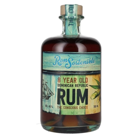 🌾Ron Sostenible 8 Years Old The Conscious Choice Rum 40% Vol. 0,7l | Spirits Village